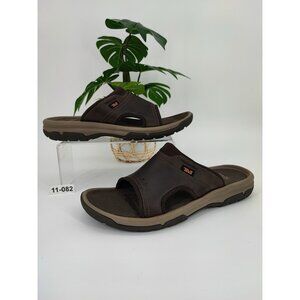 Teva Men's Langdon Brown Leather Sandals Size 11 US